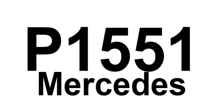 DTC P1551 Mercedes - Definição em inglês: AC compressor shut-off output stage Definição em Português: Estágio de saída de desligamento do compressor do ar-condicionado.