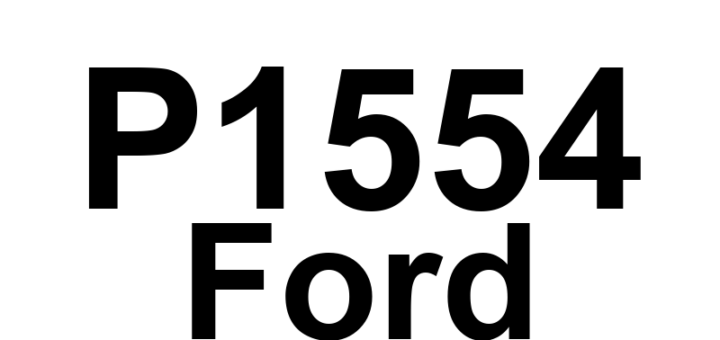 DTC P1554 Ford - Definição em inglês: Cylinder 4 Injector Circuit Range/Performance Definição em Português: Circuito do Injetor do Cilindro 4 - Faixa/Desempenho