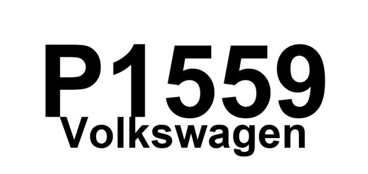 DTC P1559 Volkswagen - Definição em inglês: Idle Speed Control Throttle Position Adaptation Malfunction Definição em Português: Adaptação da Posição do Acelerador de Controle de Marcha Lenta - Funcionamento Incorreto