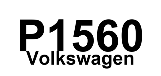 DTC P1560 Volkswagen - Definição em inglês: Maximum Engine Speed Exceeded Definição em Português: Velocidade Máxima do Motor Excedida