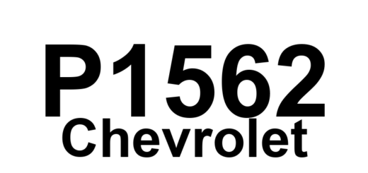 DTC P1562 Chevrolet - Definição em inglês: Cruise Vacuum Solenoid Circuit Malfunction Definição em Português: Circuito do Solenoide do Vácuo do Piloto Automático - Funcionamento Incorreto