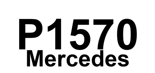 DTC P1570 Mercedes - Definição em inglês: Fault in DAS to engine control module (A61) Definição em Português: Falha no módulo de controle do motor (A61) para o sistema DAS.