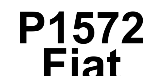 DTC P1572 Fiat - Definição em inglês: Brake Pedal Stuck On Definição em Português: Pedal do Freio - Travado/Acionado