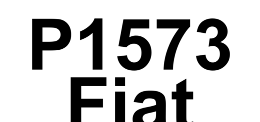 DTC P1573 Fiat - Definição em inglês: Brake Pedal Stuck Off Definição em Português: Pedal de Freio - Preso na posição solta