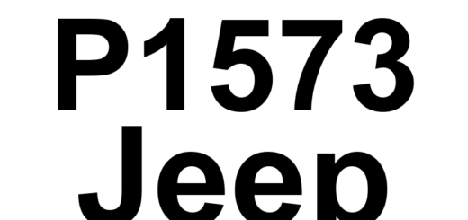 DTC P1573 Jeep - Definição em inglês: Brake Pedal Stuck Off Definição em Português: Pedal de Freio - Travado Desativado