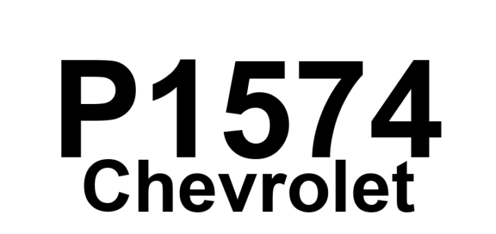 DTC P1574 Chevrolet - Definição em inglês: Stoplamp Switch Circuit Malfunction Definição em Português: Circuito do Interruptor da Lanterna de Freio - Mau Funcionamento