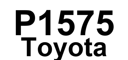 DTC P1575 Toyota - Definição em inglês: Warning Buzzer Malfunction Definição em Português: Buzina de Aviso - Mau Funcionamento