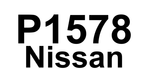 DTC P1578 Nissan - Definição em inglês: Brake System Malfunction Definição em Português: Sistema de Freios - Mau Funcionamento