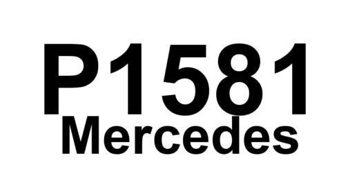 DTC P1581 Mercedes - Definição em inglês: left regulation part (M16/4) Definição em Português: Parte de regulação esquerda (M16/4)