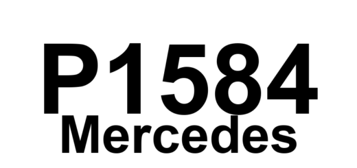 DTC P1584 Mercedes - Definição em inglês: brake light switch (S9/1) Definição em Português: Interruptor da luz de freio (S9/1)