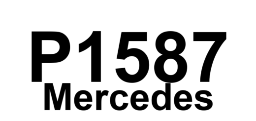 DTC P1587 Mercedes - Definição em inglês: left controller voltage (N3/11) Definição em Português: Controlador esquerdo - Tensão (N3/11)
