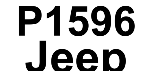DTC P1596 Jeep - Definição em inglês: Speed Control Switch Continuous High Input Definição em Português: Interruptor de Controle de Velocidade - Entrada Continuamente Alta