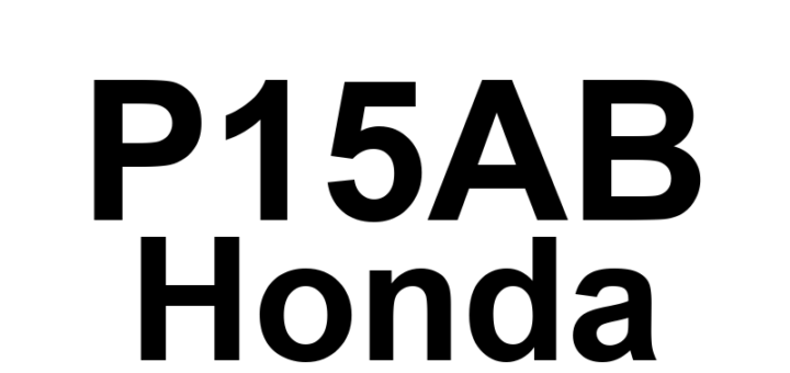 DTC P15AB Honda - Definição em inglês: Engine Mount Control Unit Power Source Circuit Low Voltage Definição em Português: Unidade de Controle do Coxim do Motor - Tensão Baixa no Circuito de Alimentação.