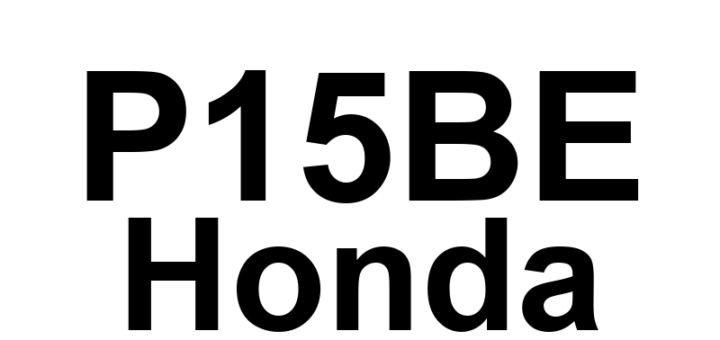 DTC P15BE Honda - Definição em inglês: Camshaft Position (CMP) Sensor Signal Malfunction Definição em Português: Sinal do Sensor de Posição do Eixo de Comando de Válvulas - Mau Funcionamento