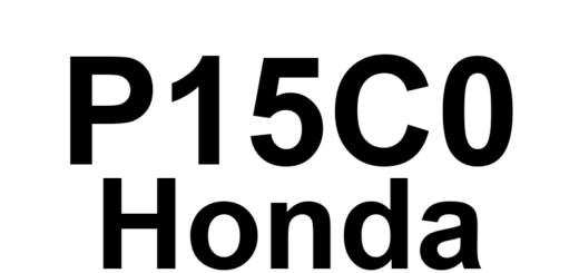 DTC P15C0 Honda - Definição em inglês: Crankshaft Position (CKP) Sensor Signal Intermittent Interruption Definição em Português: Sensor de Posição do Virabrequim (CKP) - Interrupção Intermitente do Sinal