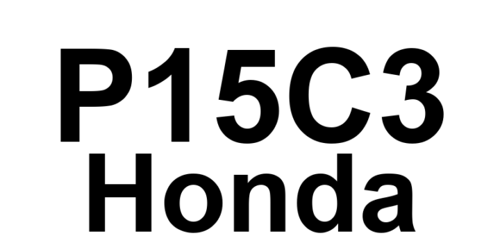 DTC P15C3 Honda - Definição em inglês: Brake Booster Pressure sensor A/B Incorrect Voltage Correlation Definição em Português: Sensor de pressão do servo-freio - Correlação de voltagem incorreta (A/B)