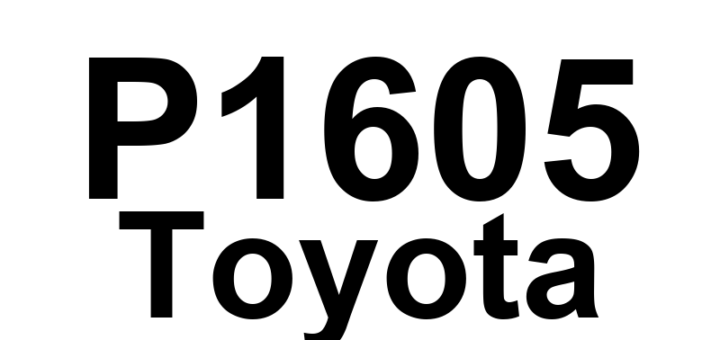 DTC P1605 Toyota - Definição em inglês: Knock Control CPU Malfunction Definição em Português: (CPU de Controle de Detonação - Mau funcionamento)