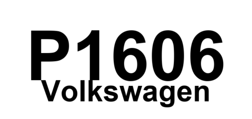 DTC P1606 Volkswagen - Definição em inglês: Rough Road Spec Engine Torque ABS-ECU Electrical Malfunction Definição em Português: Torque do Motor - Mau Funcionamento Elétrico no ABS-ECU em Estrada Irregular