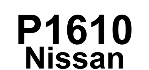 DTC P1610 Nissan - Definição em inglês: NATS Antenna Amp. or Lock Mode Definição em Português: Amplificador da Antena NATS ou Modo de Travamento.