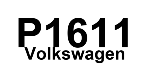 DTC P1611 Volkswagen - Definição em inglês: MIL Call-Up Circuit, Transmission Control Module Short to Ground Definição em Português: Circuito de Ligação da Luz de Anomalia (MIL) - Módulo de Controle de Transmissão em Curto para Terra.