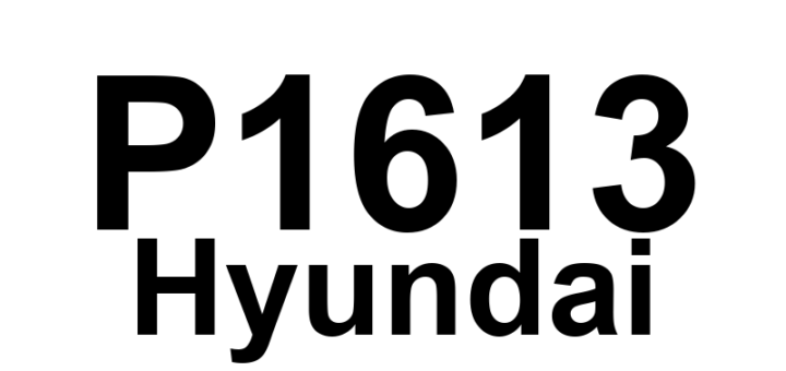 DTC P1613 Hyundai - Definição em inglês: MIL Request Signal Circuit High Input Definição em Português: Sinal de solicitação da luz de alerta do motor (MIL) - Entrada alta no circuito