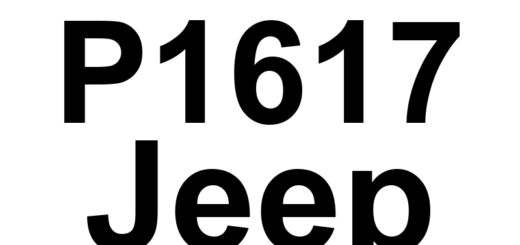 DTC P1617 Jeep - Definição em inglês: Supercharger Bypass Valve Position Sensor 2 Circuit High Definição em Português: Sensor de Posição da Válvula de Desvio do Supercharger 2 - Circuito com Alta Tensão