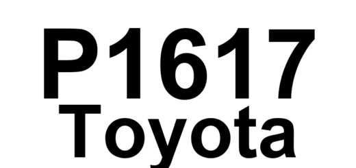 DTC P1617 Toyota - Definição em inglês: Distance Control ECU Malfunction Definição em Português: Unidade de Controle de Distância - Mau funcionamento