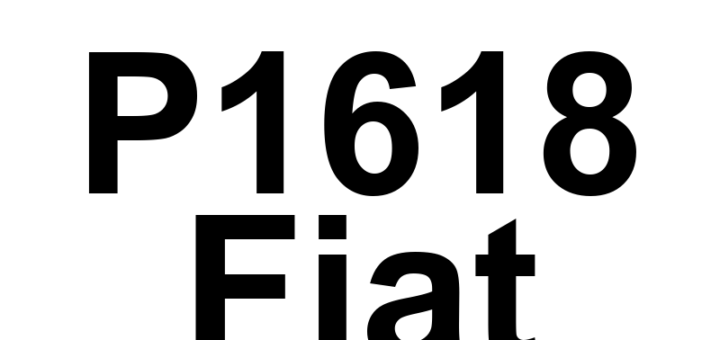 DTC P1618 Fiat - Definição em inglês: Sensor Reference Voltage 1 Erratic Definição em Português: Tensão de Referência do Sensor 1 - Irregular