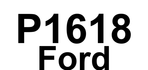 DTC P1618 Ford - Definição em inglês: Interactive Reprogramming Code - Block Programming Error, Low Voltage Definição em Português: Código de Reprogramação Interativa - Erro de Programação de Bloco, Baixa Voltagem.