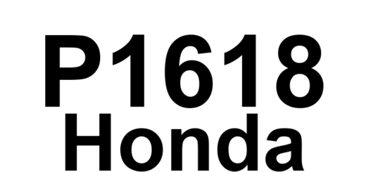 DTC P1618 Honda - Definição em inglês: Serial Peripheral Interface Communication Definição em Português: Comunicação da Interface Periférica Serial