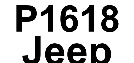 DTC P1618 Jeep - Definição em inglês: Sensor Reference Voltage 1 Erratic Definição em Português: Tensão de Referência do Sensor 1 - Inconsistente