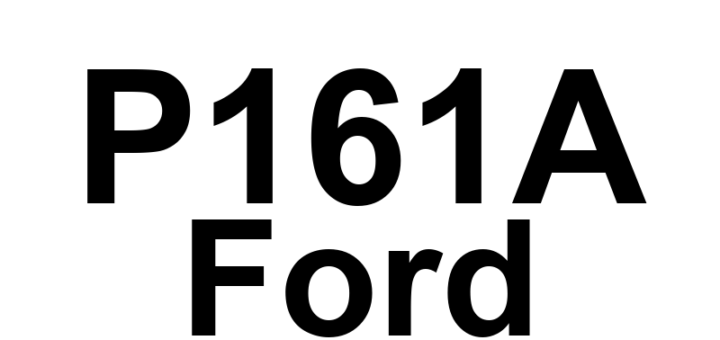DTC P161A Ford - Definição em inglês: Incorrect Response From Immobilizer Control Module Definição em Português: Módulo de Controle do Imobilizador - Resposta Incorreta