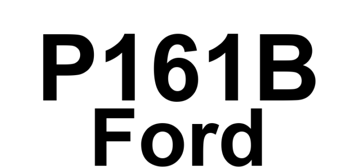 DTC P161B Ford - Definição em inglês: Incorrect Response From Secondary Immobilizer Module Definição em Português: Módulo Imobilizador Secundário - Resposta Incorreta