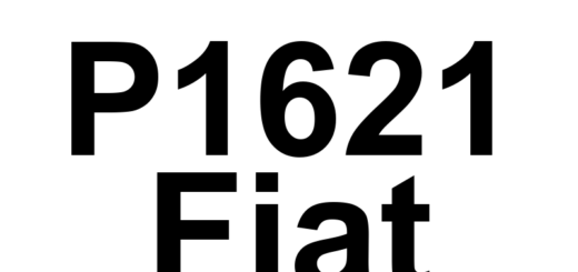 DTC P1621 Fiat - Definição em inglês: O2 Sensor Reference Voltage Circuit Low Definição em Português: Circuito de Referência de Tensão do Sensor de O2 - Baixa Tensão