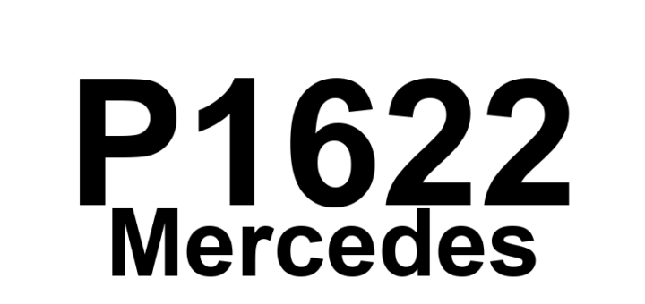DTC P1622 Mercedes - Definição em inglês: Injection pump shut-off valve Definição em Português: Válvula de corte da bomba de injeção - Desligamento
