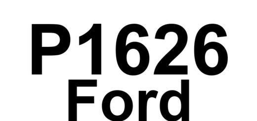 DTC P1626 Ford - Definição em inglês: Variable Load Control Module (VLCM) B+ Supply Error (Not Detected at A/C) Definição em Português: Módulo de Controle de Carga Variável (VLCM) - Erro na Alimentação B+ (Não Detectado no Ar-Condicionado)