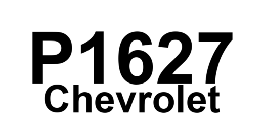 DTC P1627 Chevrolet - Definição em inglês: Control Module Analog to Digital Performance Definição em Português: Módulo de Controle - Desempenho da Conversão Analógico para Digital