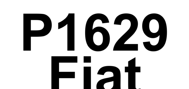 DTC P1629 Fiat - Definição em inglês: TCM Internal - Solenoid Supply Definição em Português: TCM Interno - Alimentação do Solenoide