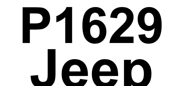 DTC P1629 Jeep - Definição em inglês: TCM Internal - Solenoid Supply Definição em Português: Módulo de Controle de Transmissão (TCM) - Alimentação dos Solenoides Interna