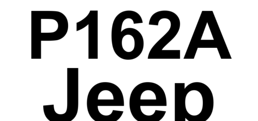 DTC P162A Jeep - Definição em inglês: Supercharger Bypass Valve Actuator Control System Max PWM Exceeded Definição em Português: Atuador da Válvula de Desvio do Supercharger - Sistema de Controle Excedeu o Máximo de PWM