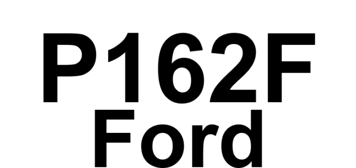 DTC P162F Ford - Definição em inglês: Starter Motor Disabled - Engine Crank Time Too Long Definição em Português: Motor de Partida - Tempo de Giro do Motor Muito Longo.