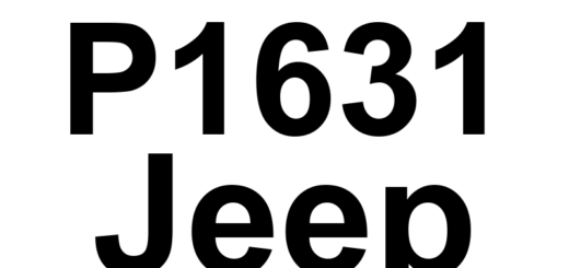 DTC P1631 Jeep - Definição em inglês: TCM Internal- Processor Clock Performance Definição em Português: Módulo de Controle de Transmissão (TCM) - Desempenho do Relógio do Processador Interno