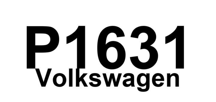 DTC P1631 Volkswagen - Definição em inglês: Acceleration Pedal Position Sensor 1 Signal Too High Definição em Português: Sensor de Posição do Pedal do Acelerador 1 - Sinal Muito Alto