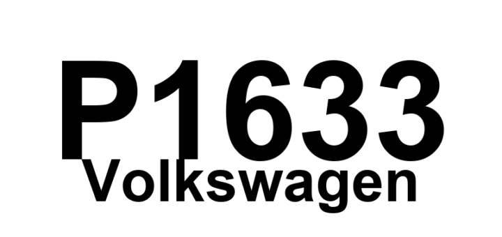 DTC P1633 Volkswagen - Definição em inglês: Acceleration Pedal Position Sensor 2 Signal Too Low Definição em Português: Sensor de Posição do Pedal do Acelerador 2 - Sinal Muito Baixo