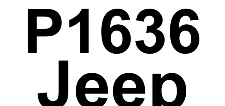 DTC P1636 Jeep - Definição em inglês: TCM Internal- External Watchdog Performance Definição em Português: TCM - Desempenho do Supervisor Interno-Externo