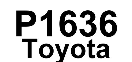 DTC P1636 Toyota - Definição em inglês: HV ECU Malfunction Definição em Português: ECU do HV - Mau funcionamento