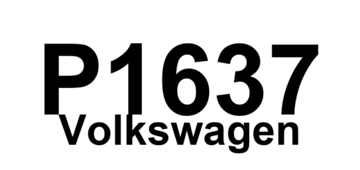 DTC P1637 Volkswagen - Definição em inglês: Data BUS Powertrain Missing Message From Central Electrical Control Definição em Português: Barramento de Dados do Trem de Força - Mensagem Ausente do Controle Elétrico Central