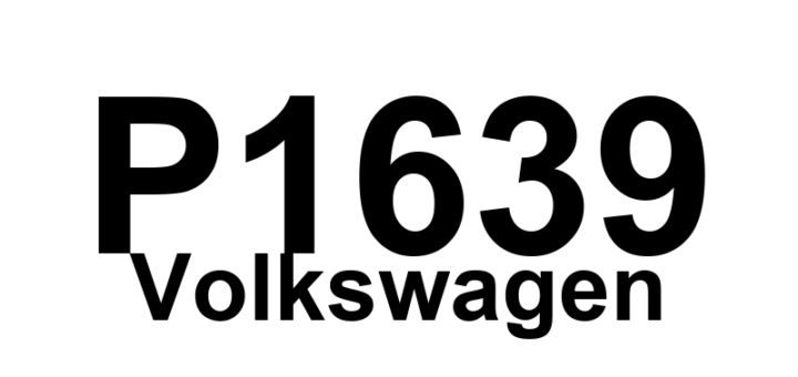 DTC P1639 Volkswagen - Definição em inglês: Accelerator Pedal Position Sensor 1+2 Range/Performance Definição em Português: Sensor de Posição do Pedal do Acelerador 1+2 - Alcance/Desempenho