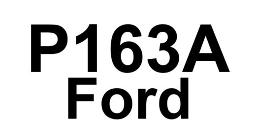 DTC P163A Ford - Definição em inglês: Generator "B" Control Circuit Definição em Português: Circuito de Controle do Gerador "B"