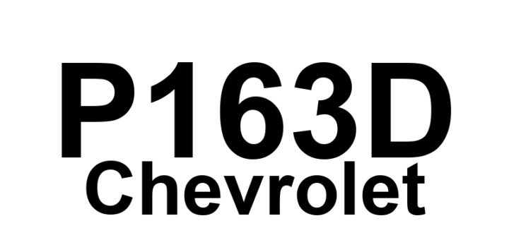DTC P163D Chevrolet - Definição em inglês: Glow Plug Control Module Secondary Circuit Definição em Português: Módulo de Controle da Vela de Incandescência - Circuito Secundário